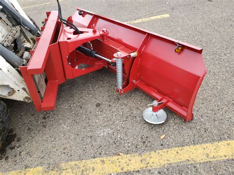 hydraulic snow plow for skid steer|skid steer snow plow for sale.